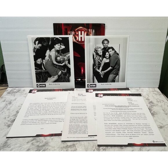 Rude Awakening TV Show Press Kit Showtime 2000 Mario Van Peebles Sherilyn Fenn - Picture 8 of 8